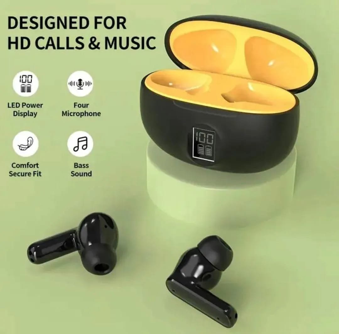 Wireless Bluetooth Earbuds with LED Display Charging Case