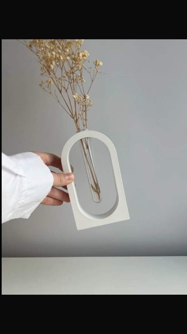 Arched hydroponic vase
