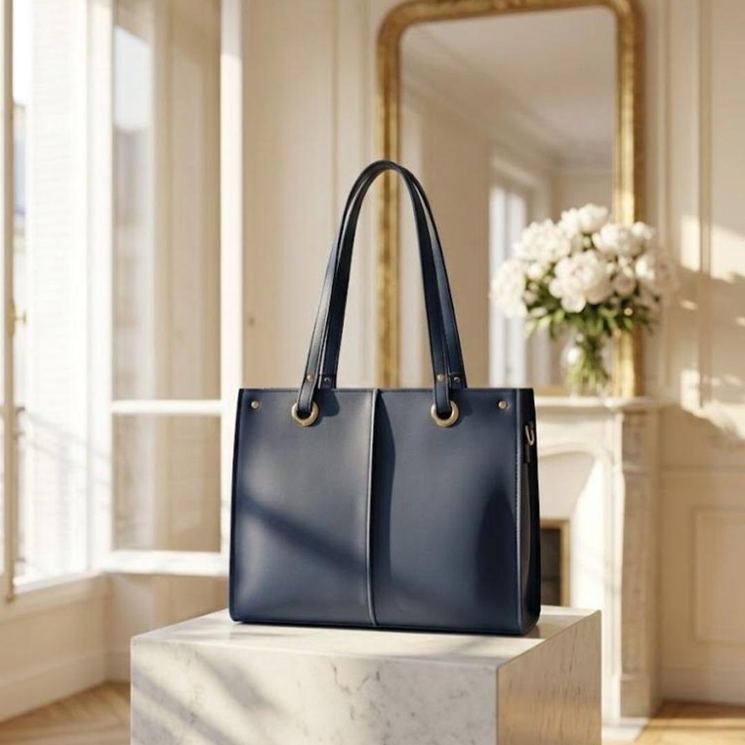 Blue Tote Bag